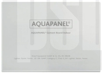 AQUAPANEL KNAUF Cement Board Indoor  900x2400x12,5 mm (pal.   55szt.)