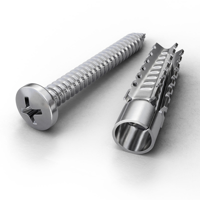 Metalowa kotwa rozporowa IDS SPACK 8x38 mm do betonu komórkowego z wkrętem (20 szt.)