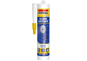 SOUDAL Silikon sanitarny biały 280 mL (SKU)