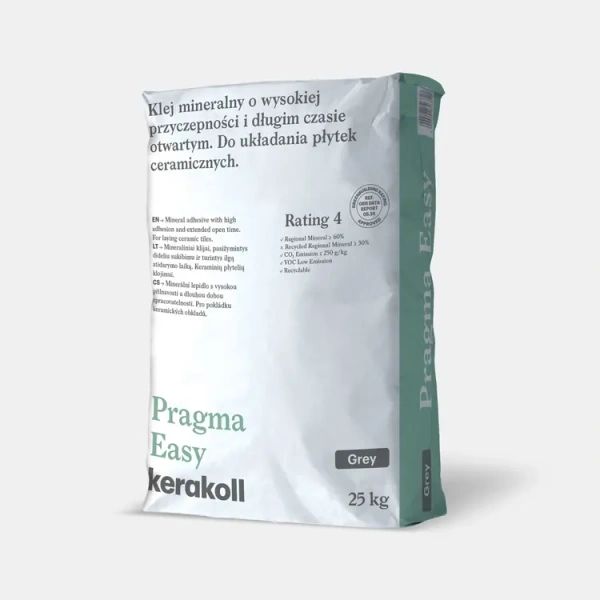 Kerakoll PRAGMA EASY SZARY 25KG płytki 40x40