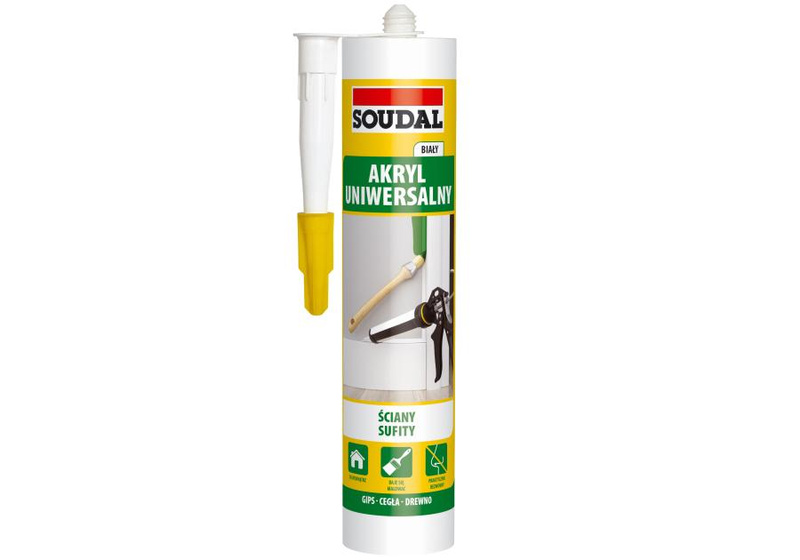 SOUDAL Akryl biały uniwersalny 280 mL (SKU)