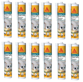 SikaSeal -177 BIAŁY 300ml akryl wewnętrzny opakowanie 12 sztuk
