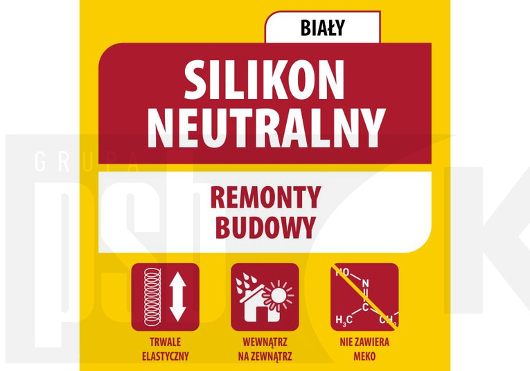 SOUDAL Silikon neutralny biały 280 mL (SKU)