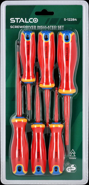 Wkrętaki elektrotechniczne 6 elem. STAL S2 1000V STALCO S-12284
