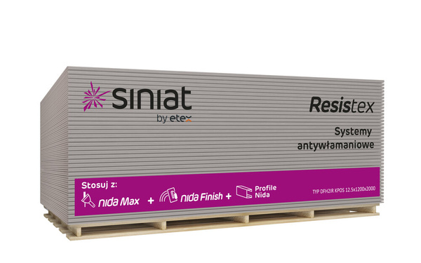 pł. Resistex KS 12,5 1200x2000mm  pal. 58szt.