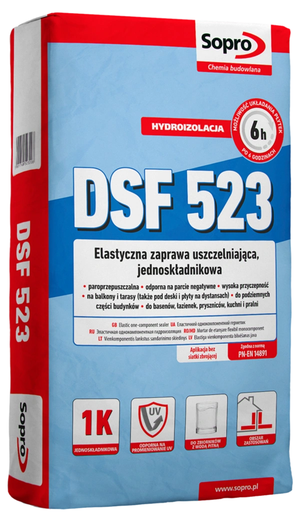 SOPRO DSF 523 zap. usz. elas. jednosk. 20kg