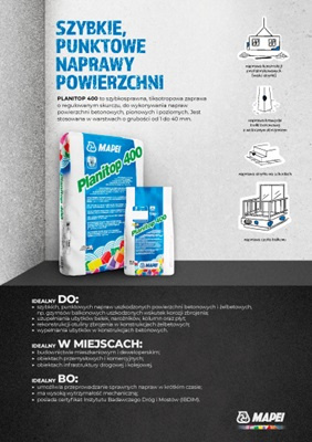 MAPEI Planitop 400 zaprawa naprawcza op. 5kg