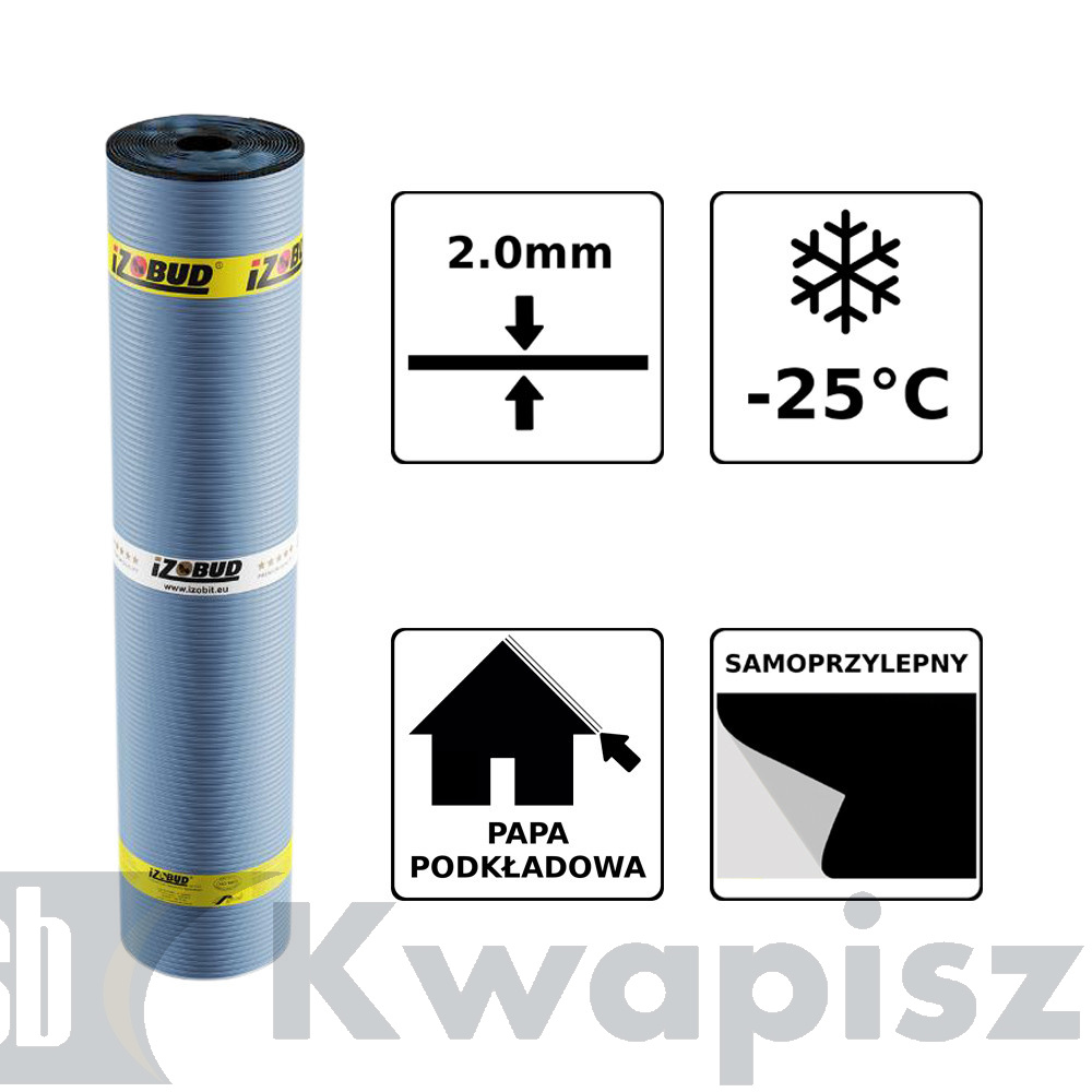 papa IZOBUD samoprzylepna Izobit Super Stick V folia-folia  SBS N 15m2 