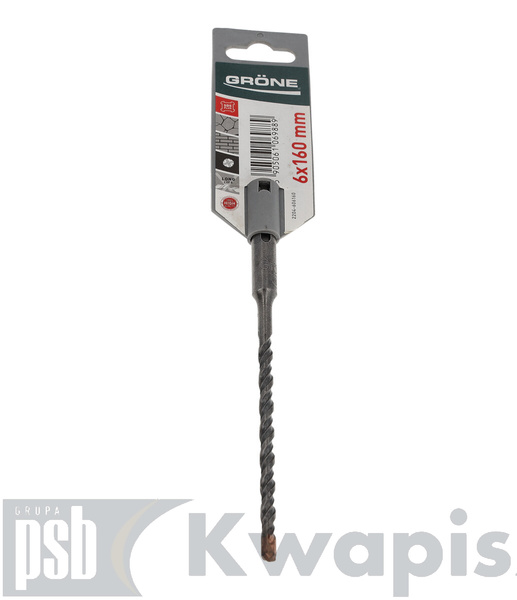 KAEM Wiertło krzyżowe 6x160mm SDS Plus zawieszka