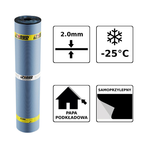 papa IZOBUD samoprzylepna Izobit Super Stick V folia-folia  SBS N 15m2 
