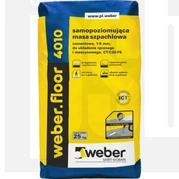 weber.floor 4010 samopoziom.podkład podł.1-6mm 25kg