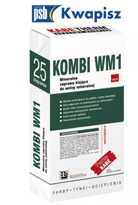 KABE KOMBI WM1  op.25 kg  klej do przyklejania wełny