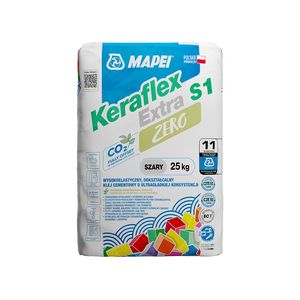 MAPEI Keraflex Extra S1 Zero szary  Klej odkształcalny op. 25kg     pal. 50 op. 