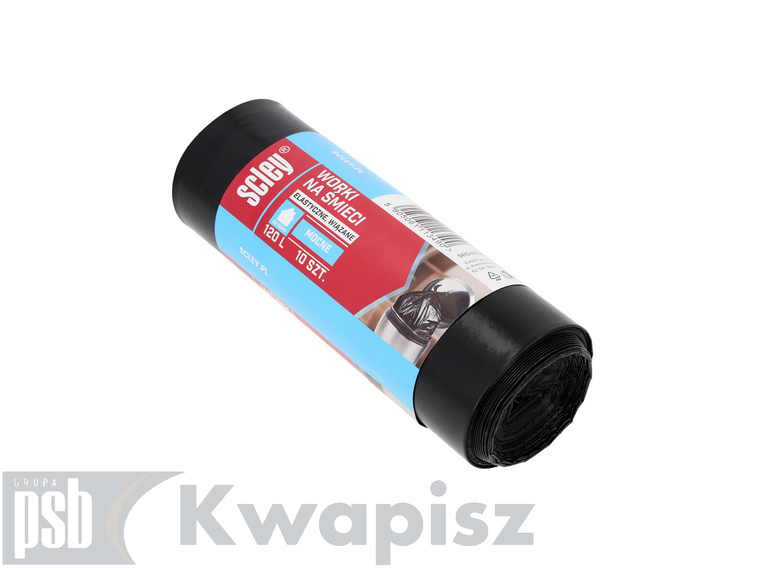 KAEM WORKI GOSPODARCZE 120L ROL.10SZT CZARNE GR.28MY