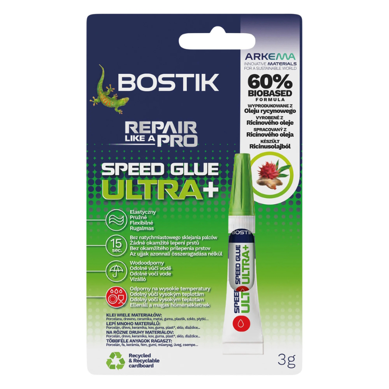 Klej Błyskawiczny Sekundowy BOSTIK B.Speed Glue Ultra+ (EU430) – 3g