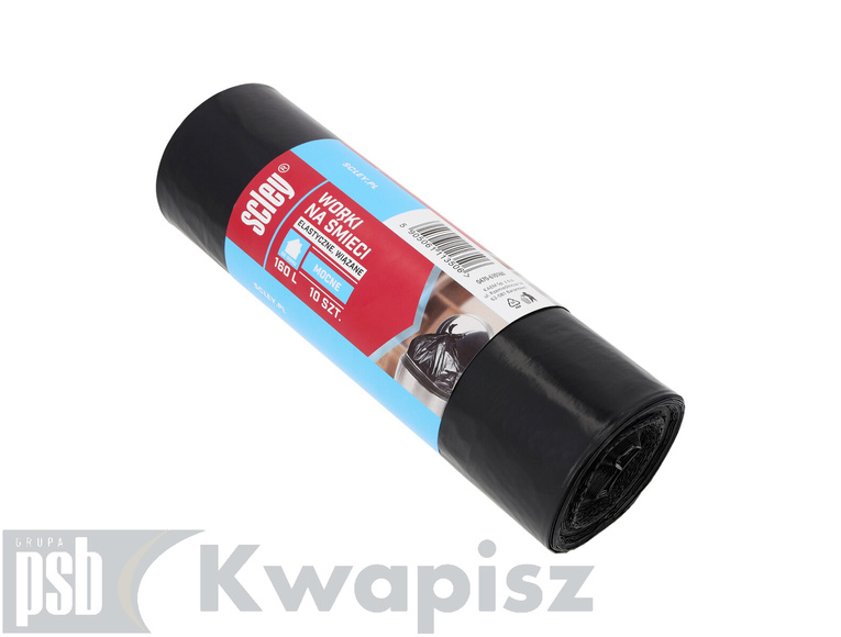 KAEM WORKI GOSPODARCZE 160L ROL.10SZT CZARNE GR.0,035MM