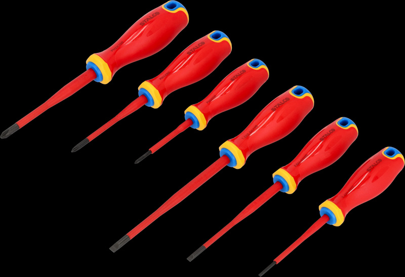 Wkrętaki elektrotechniczne 6 elem. STAL S2 1000V STALCO S-12284