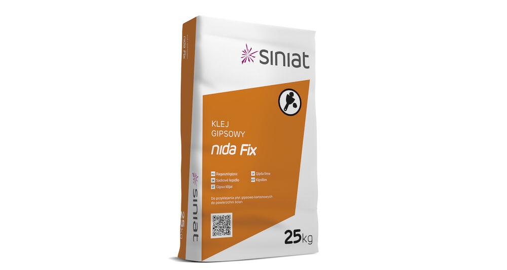 Klej Nida FIX 25  kg klej gipsowy Siniat