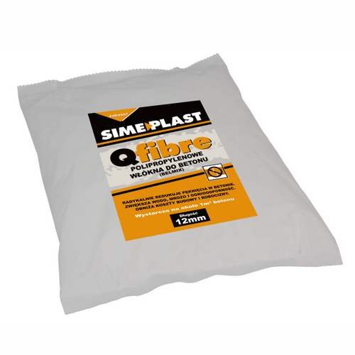 DMB/FARKOM/KRAKTEST Włókno 12mm polipropylenowe - mikrozbrojenie "Qfibre" 600g