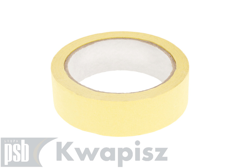 KAEM Taśma papierowa 30x33m żółta *545* karton 32 szt.