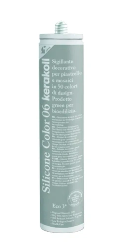 Kerakoll Silicone Color - 06 Silikon średnio szary 12x310ml