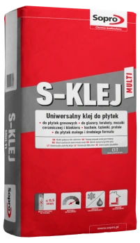 SOPRO S-KLEJ multi Uniwersalny klej do płytek BAG_22,5kg