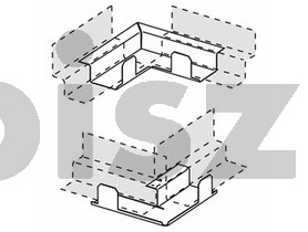 CMC narożnik zewn.do profili przyśc.schodkowych opak.  50 szt. nr -1339-001 / 236956 / 73089059