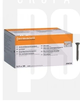 wkręty do szybk.moc.3,9x 30mm(1000) "FERMACELL"opak.1000szt [79011]