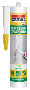 SOUDAL Akryl lekki szpachlowy biały 280 mL (SKU)