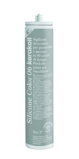 Kerakoll Silicone Color - 06 Silikon średnio szary 12x310ml