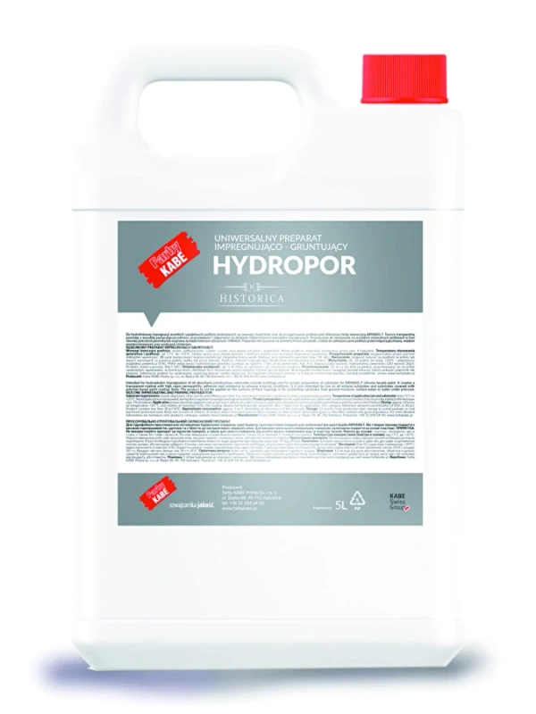 KABE Hydropor 10l środek gruntujący Grunt pod farby silikonowe.