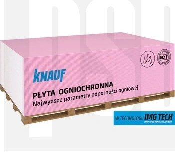 pł.ognioch.KNAUF F15  2000x1200x "15"mm (pal.   50szt.) 