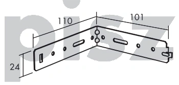 Ecophon Connect łącznik kątowy (op. 20 szt)