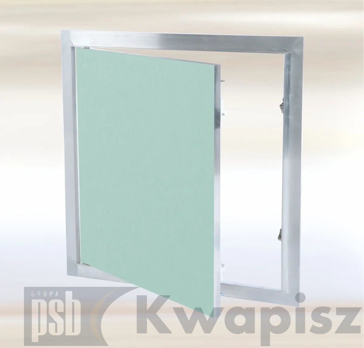 Aluminiowa klapa rewizyjna System F1 – 400 x 400 mm z wkładką GKBI 12,5 mm