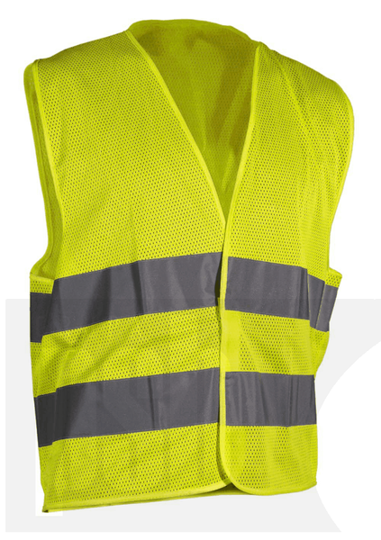 KAMIZELKA ODBLASKOWA "SHINE SUMMER" ŻÓŁTA "XL" STALCO S-51234