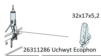 Ecophon Uchwyt wieszaka regulowanego Connect (100 szt/op)
