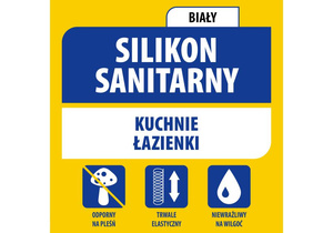SOUDAL Silikon sanitarny biały 280 mL (SKU)