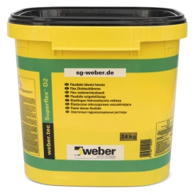 weber.tec Superflex D 2 30kg (komp. A+B) izolacja podpłytkowa (szlam)