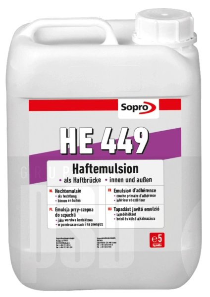 SOPRO HE 449 emulsja przyczepna do szpachli 5kg