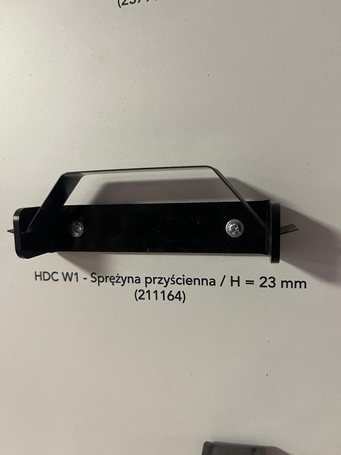 ROCKFON Stalowy klips przyścienny HDC W1 dociskowy 23mm op.   250 szt nr 211164