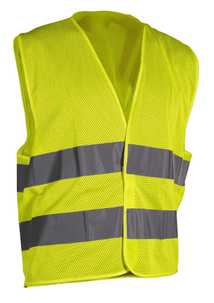 KAMIZELKA ODBLASKOWA "SHINE SUMMER" ŻÓŁTA "XL" STALCO S-51234