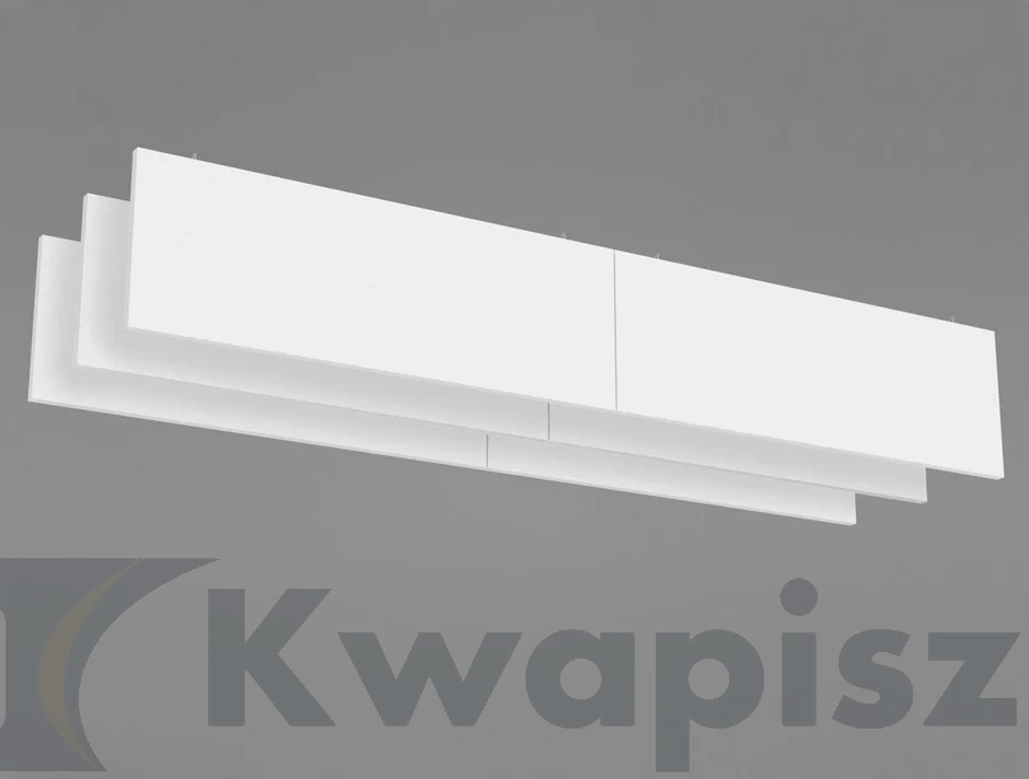 Ecophon Solo baffle hook L 1800 W 200 T 40 mm Cloudy Day
