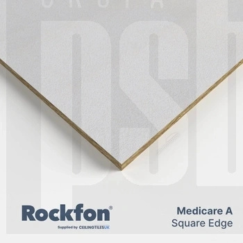 ROCKFON -płytka z wełny miner. MEDICARE STANDARD 600x600x15 A15/24, 138825 op.   11,52m2