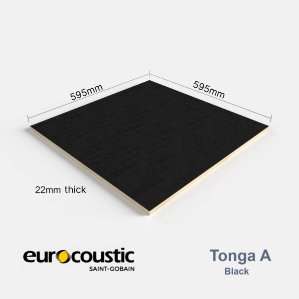Ecophon Tonga A Blanc 09  600x600x22mm Biały  op. 8,64m2