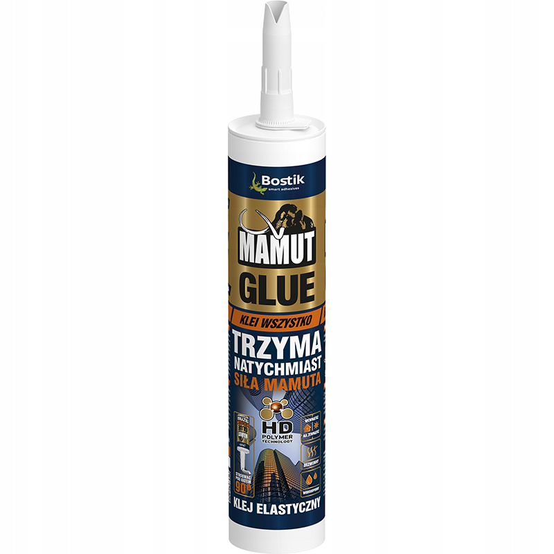 Klej Hybrydowy BOSTIK Mamut Glue Biały – Ekstremalny Chwyt Natychmiastowy 290ml