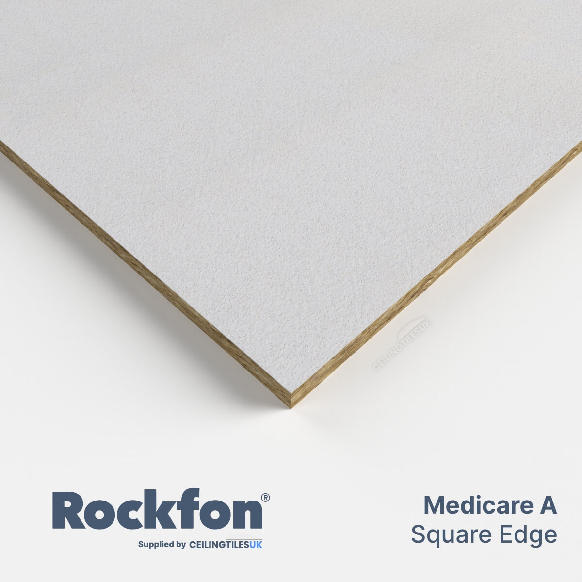 ROCKFON -płytka z wełny miner. MEDICARE STANDARD 600x600x15 A15/24, 138825 op. 11,52m2