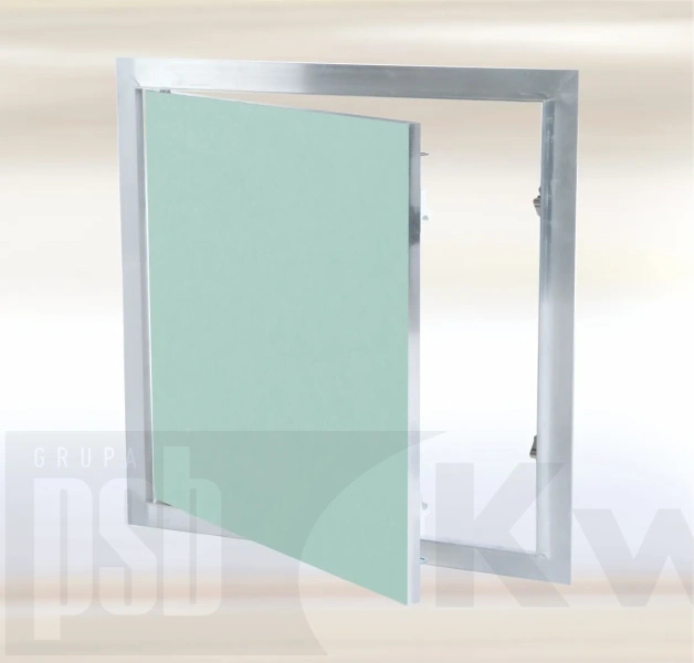 Aluminiowa klapa rewizyjna System F1 – 500 x 500 mm z wkładką GKBI 12,5 mm