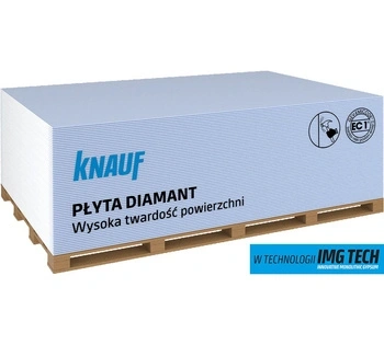 pł.KNAUF"DIAMANT"HF13 2600x1200x12,5mm (pal. 50szt.)