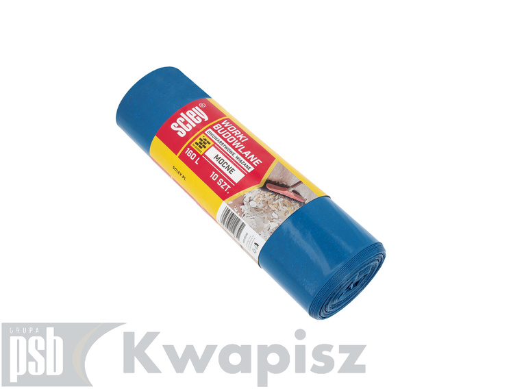 KAEM Worki budowlane 160L.rol.10szt gr.0,05mm dwuwarstwowe