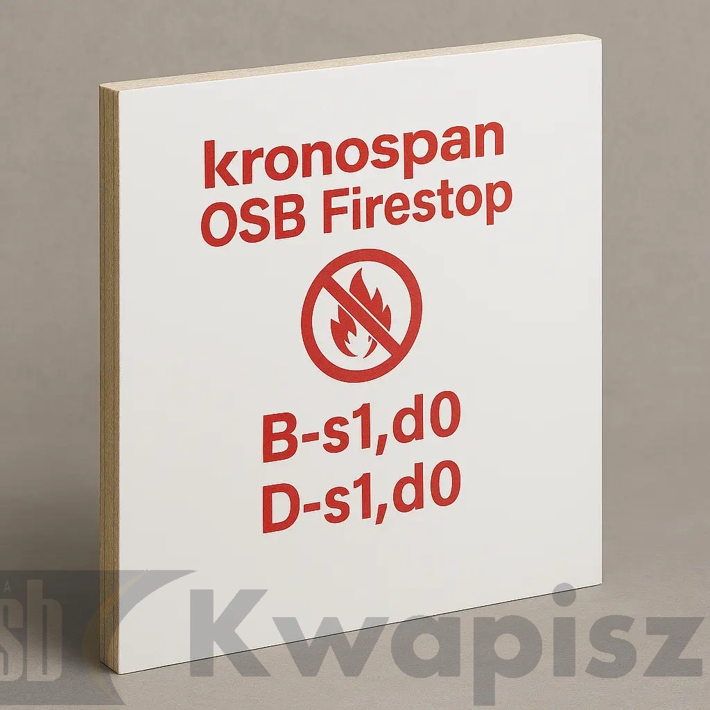 płyta "KRONOSPAN" OSB16ECOPY gr.16mm 1250x2500mm. STOPFIRE niezapalna